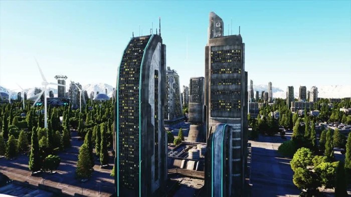 Aerial View of a city with Mountain in the background image - Free ...